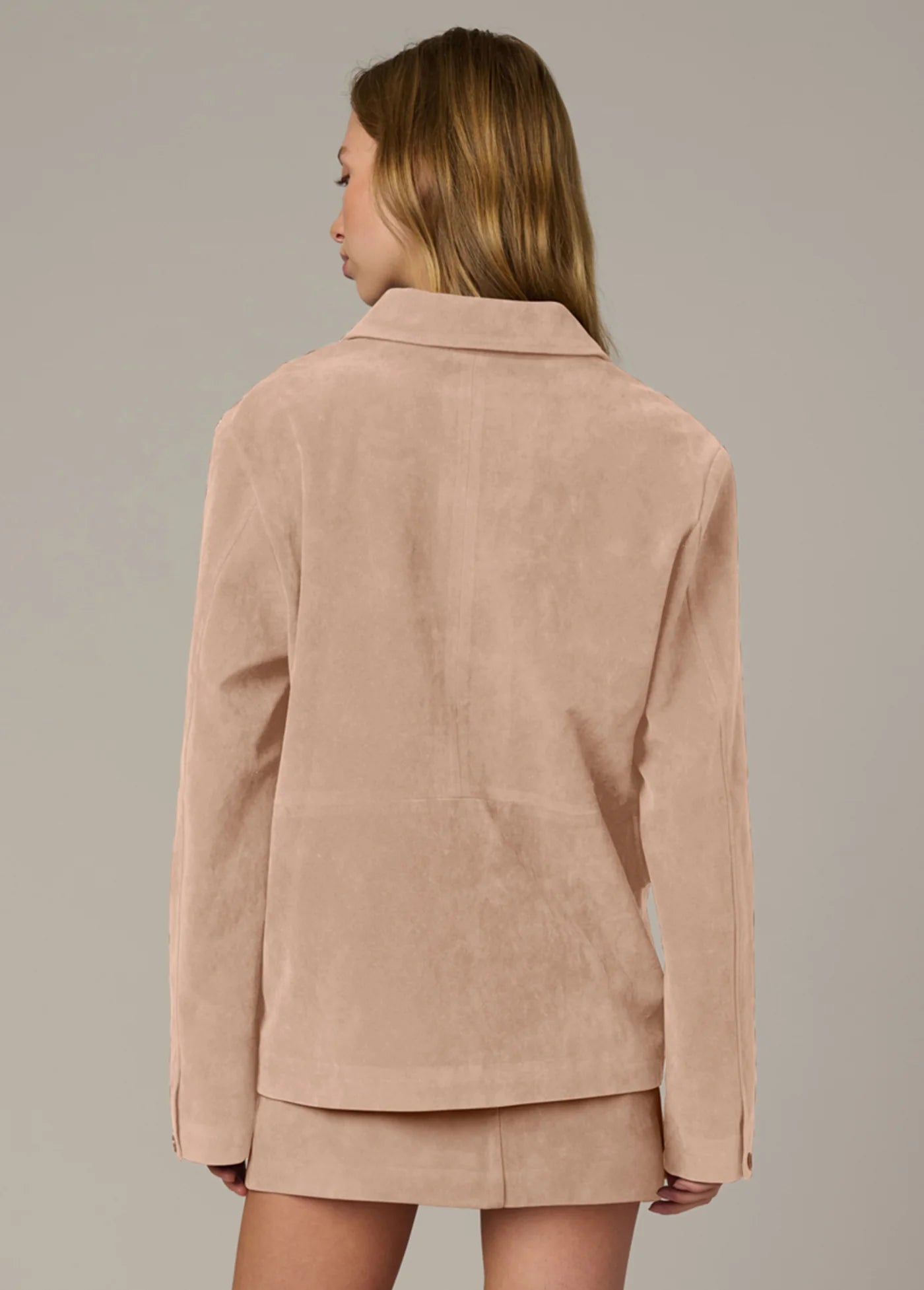THE VEGAN SUEDE CHORE COAT