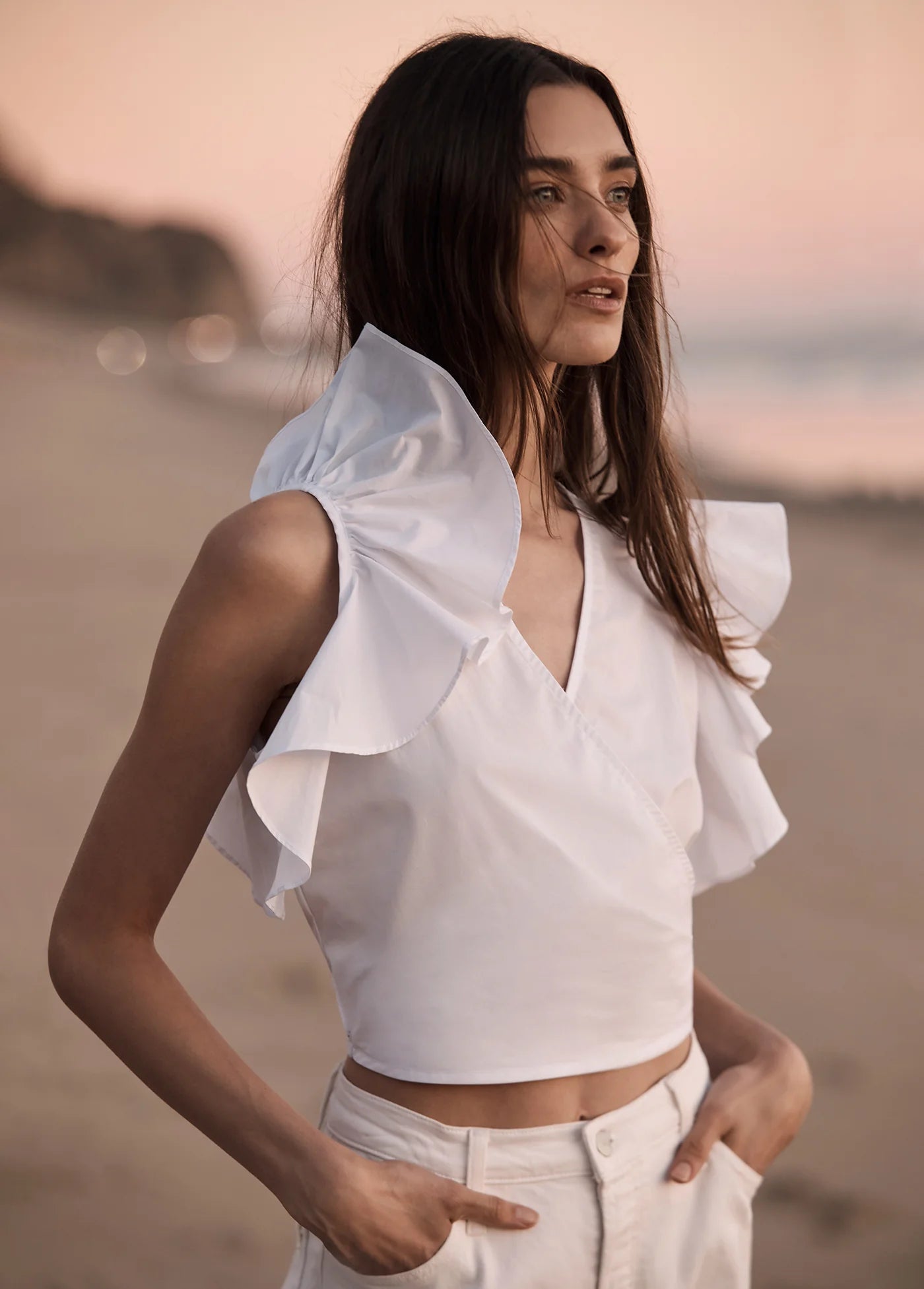 THE RUBY WRAP BLOUSE