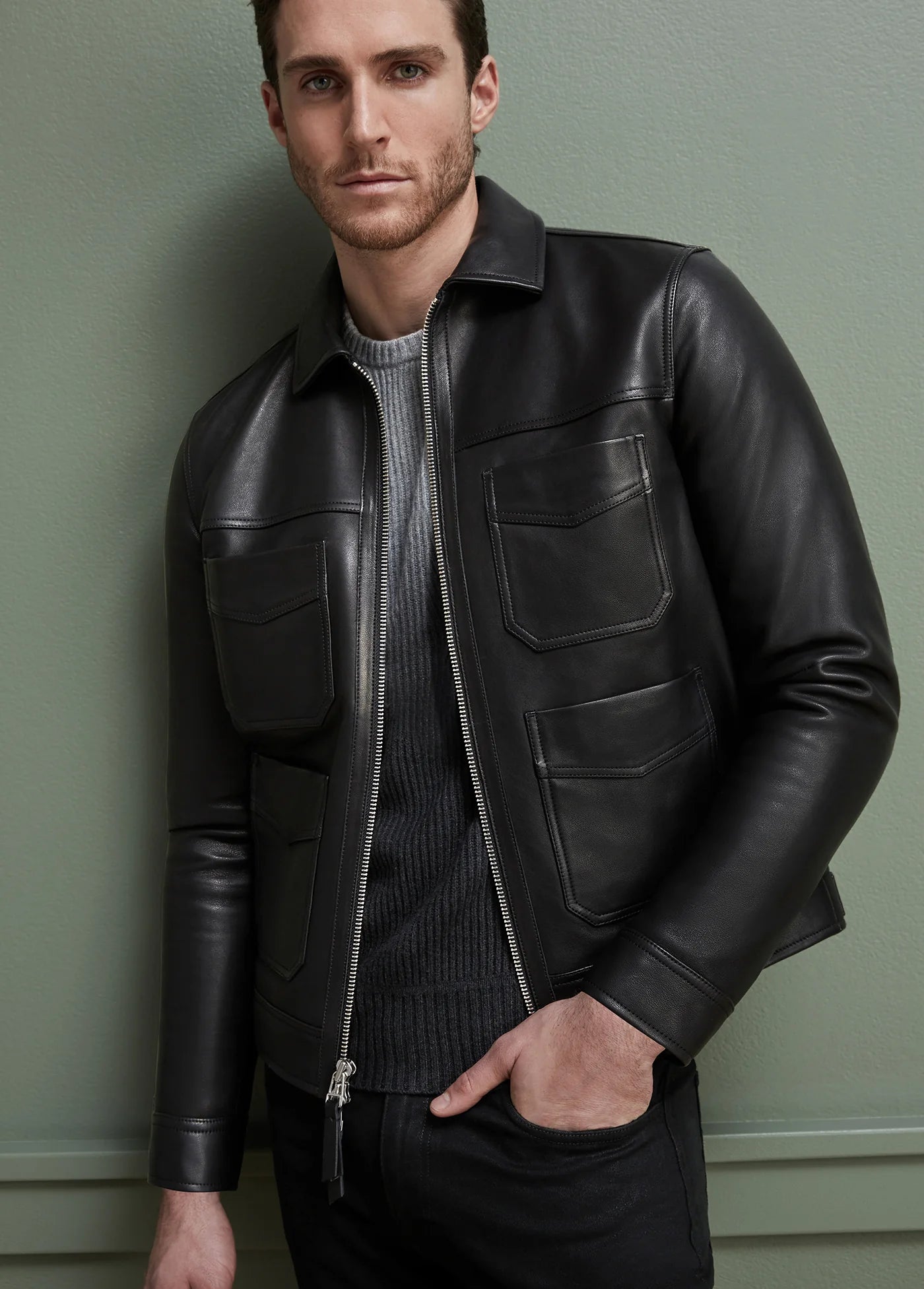 ELLIS LEATHER JACKET