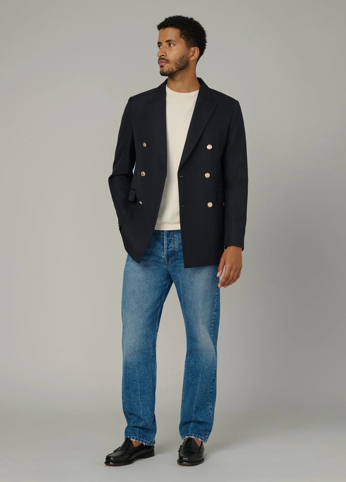 DOUBLE BREASTED BLAZER