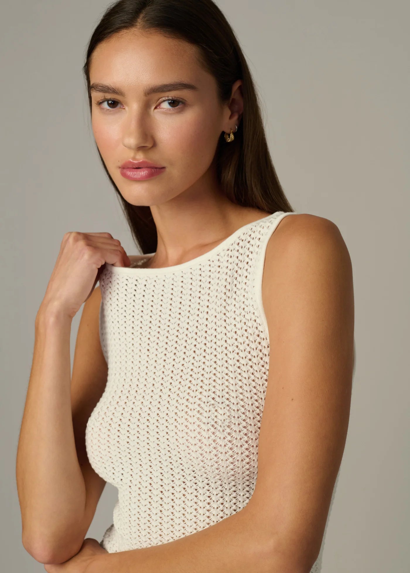 THE CROCHET BOATNECK TANK