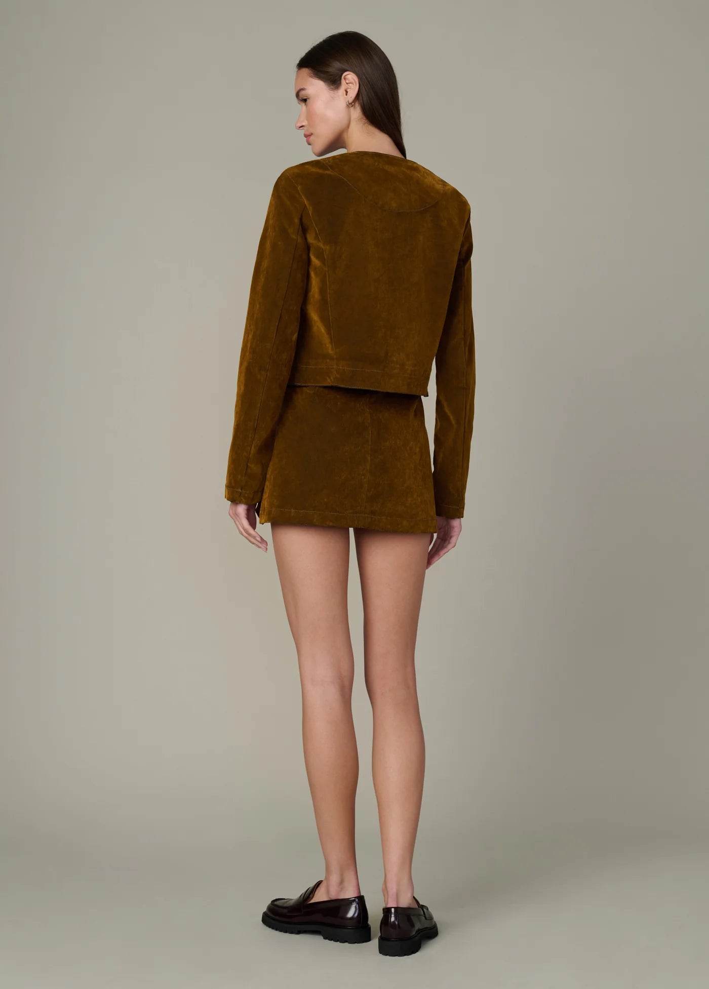 THE LADY LIKE JACKET FLOCKED