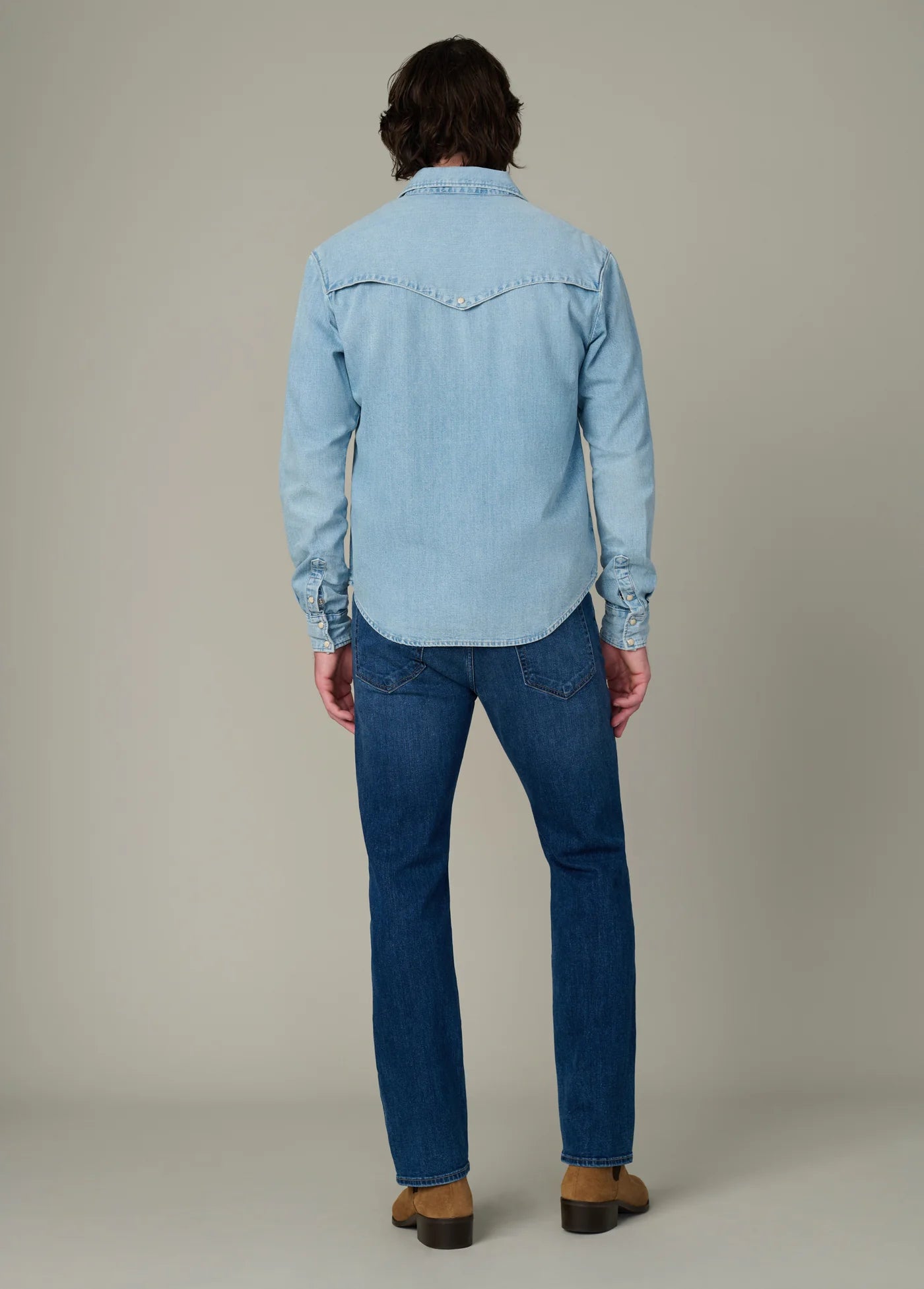 THE WAYNE DENIM WESTERN SHIRT