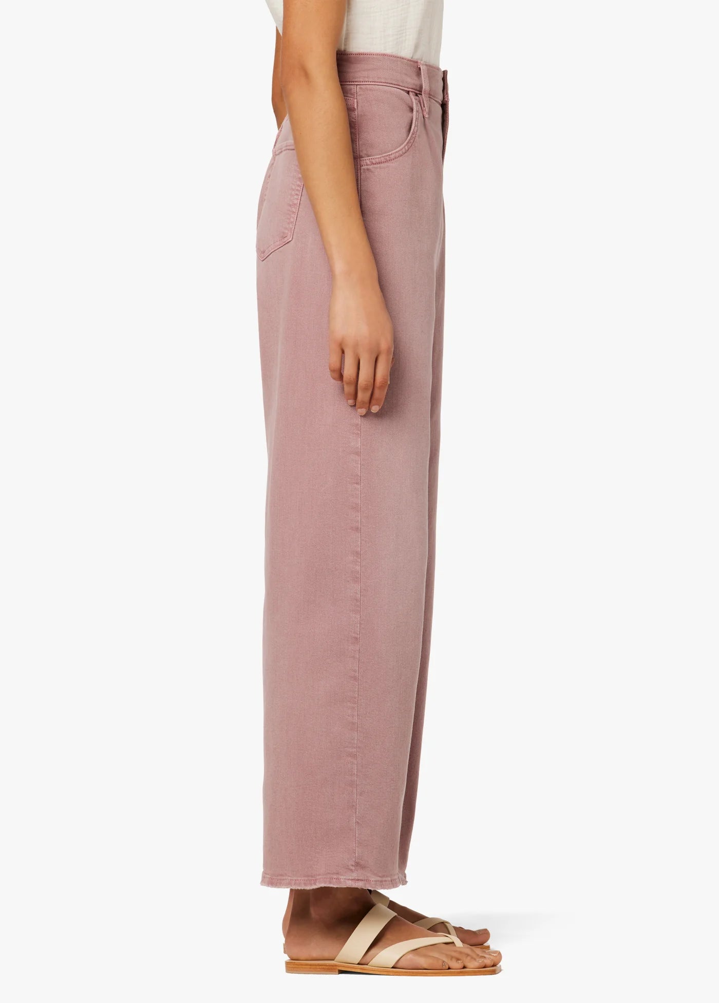 THE PLEATED WIDE LEG ANKLE
