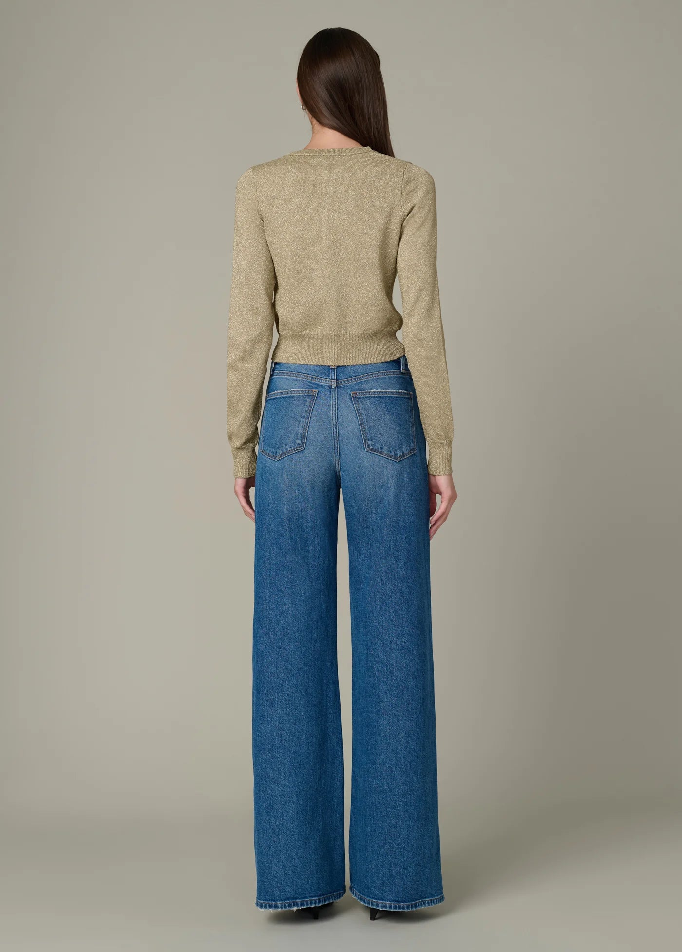THE DANI METALLIC CARDIGAN