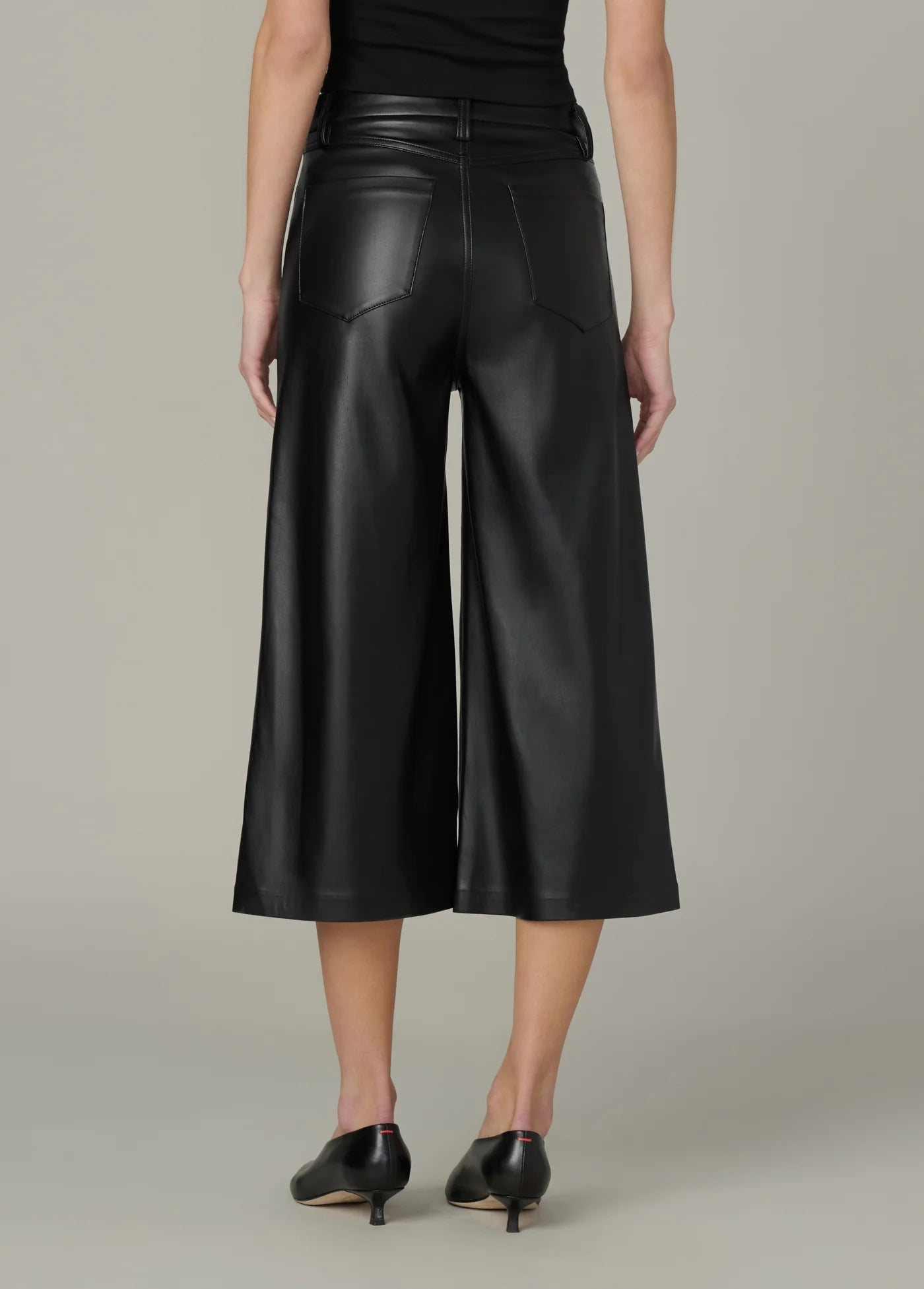THE CULOTTE VEGAN LEATHER PANT