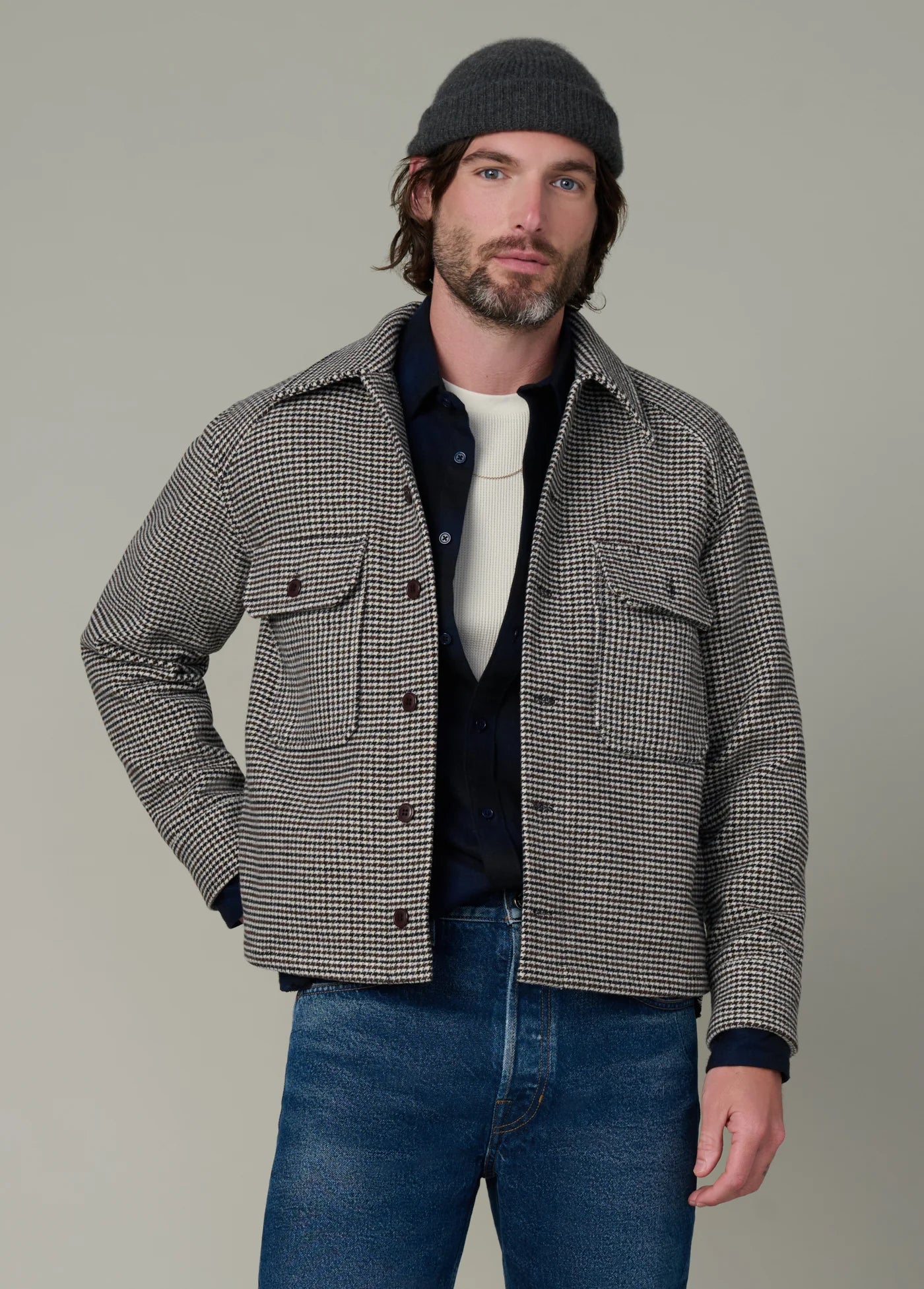 AIRBORNE HOUNDSTOOTH JACKET