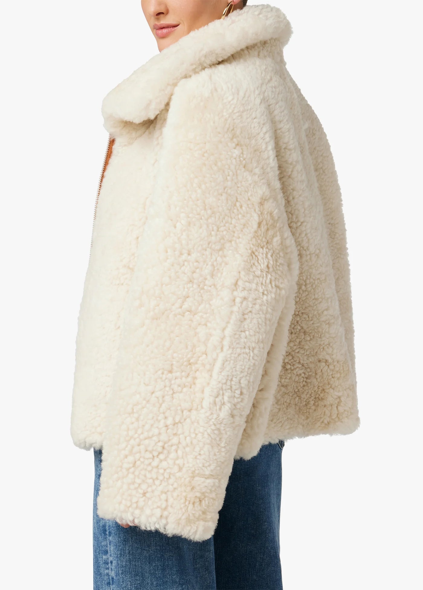 THE LISA REVERSIBLE SHEARLING LEATHER JACKET