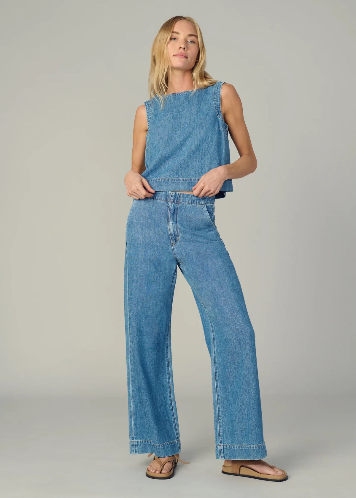 THE CLEAN DENIM TROUSER