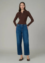 THE LISA POLO SWEATER