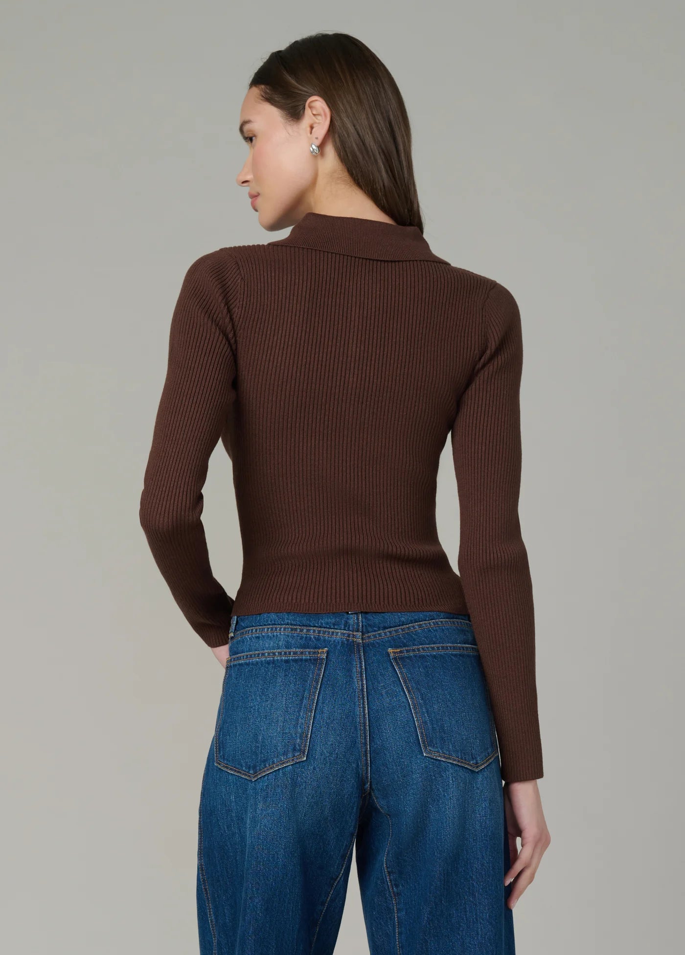 THE LISA POLO SWEATER
