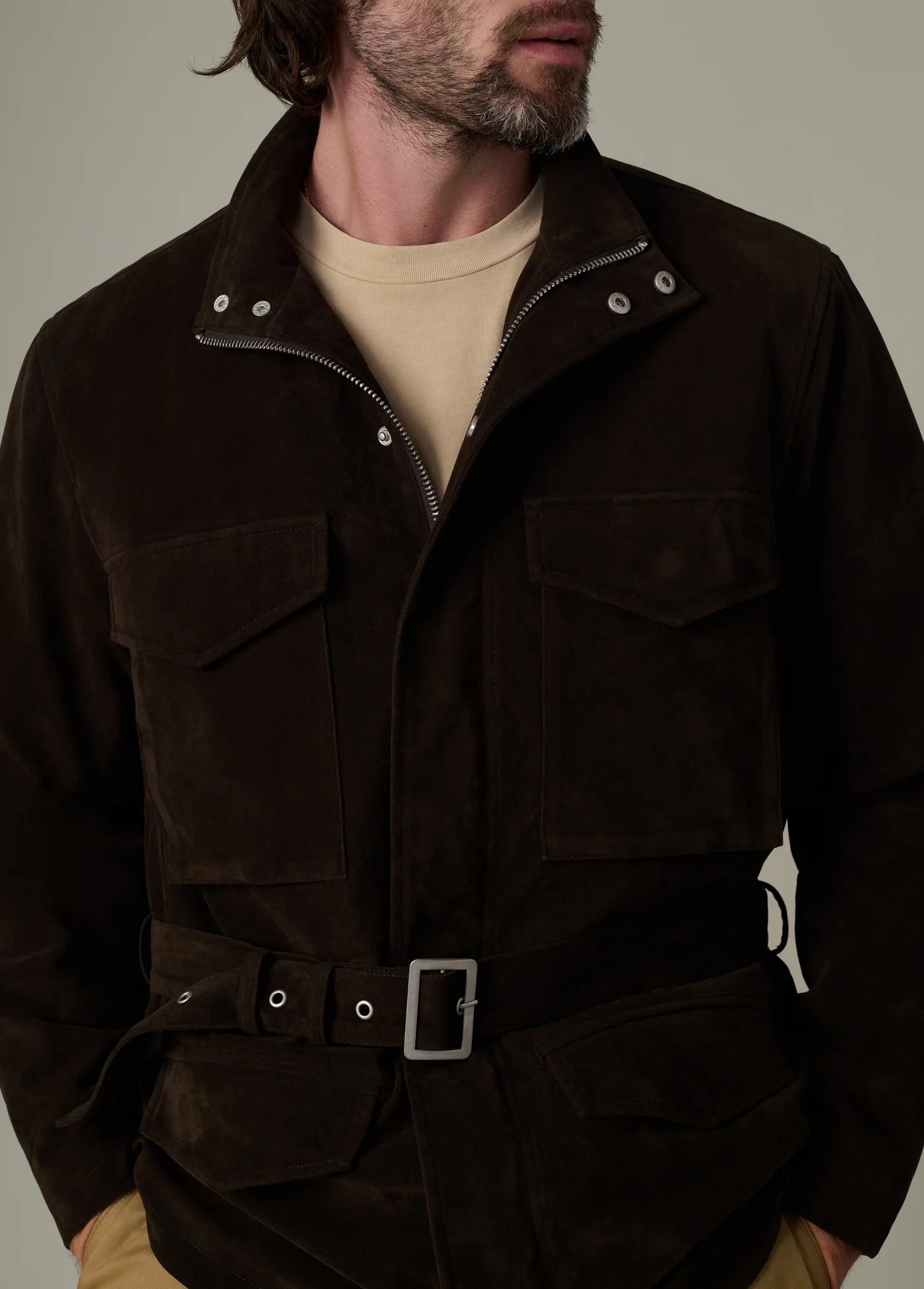 FAUX SUEDE M16 JACKET