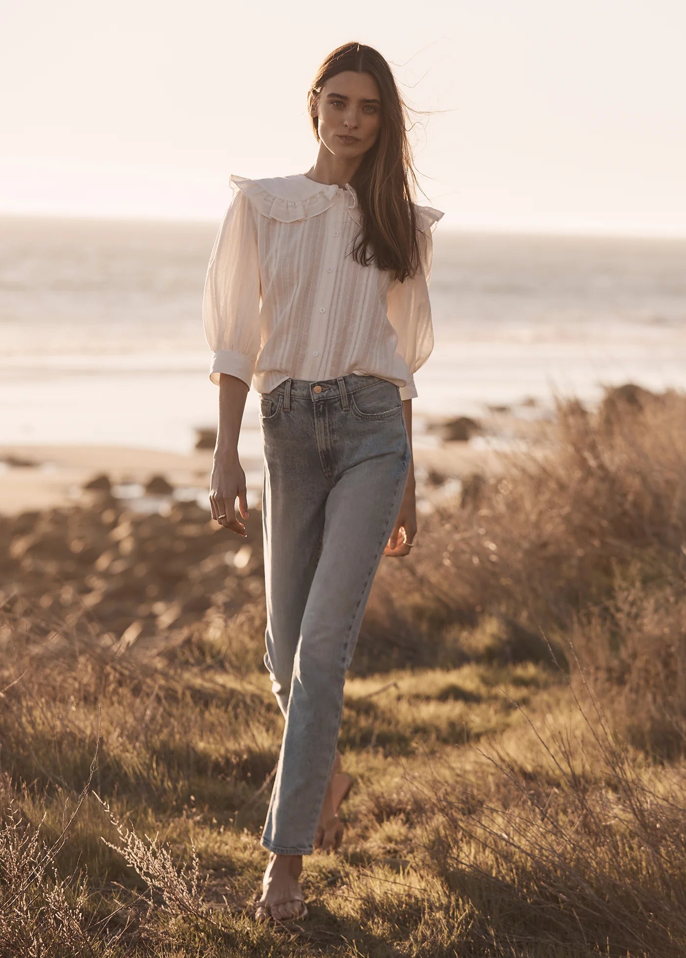 MADELAINE COLLAR BLOUSE