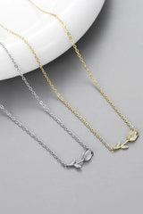 Tulip Pendant Clavicle Necklace