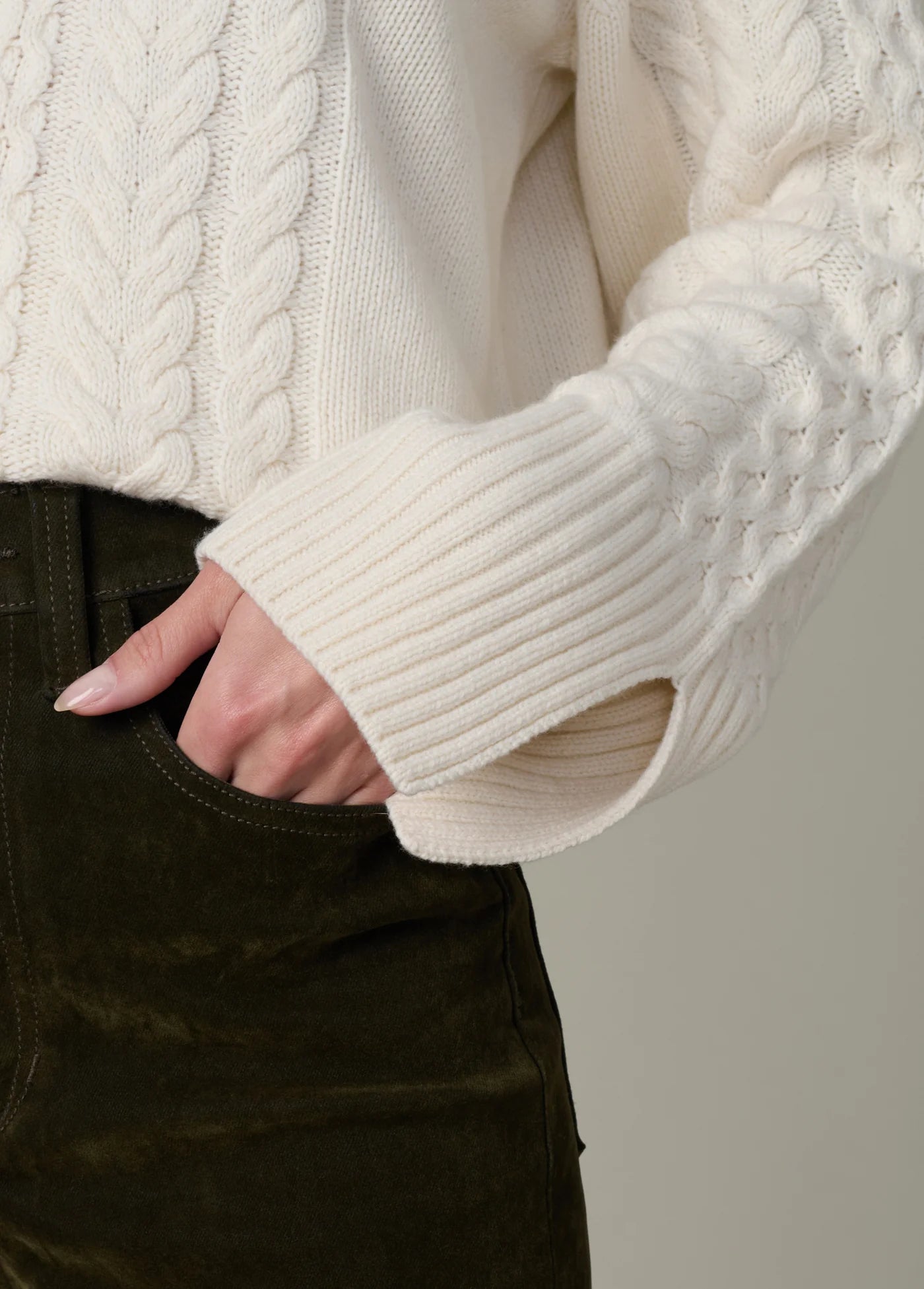 THE ELLA FUNNEL NECK SWEATER