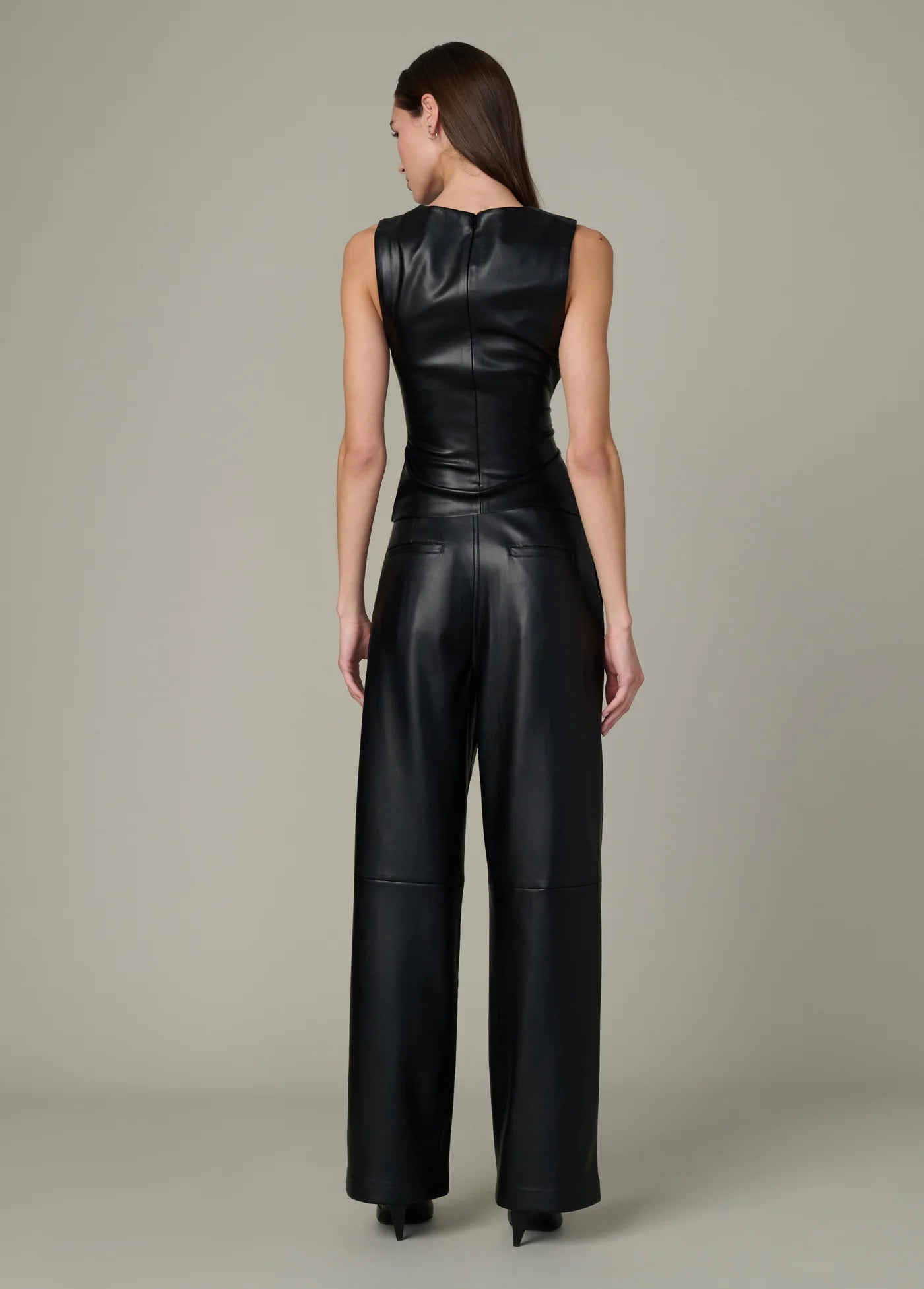 THE VEGAN LEATHER TROUSER