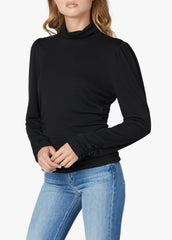 LAUREL RUCHED TURTLENECK