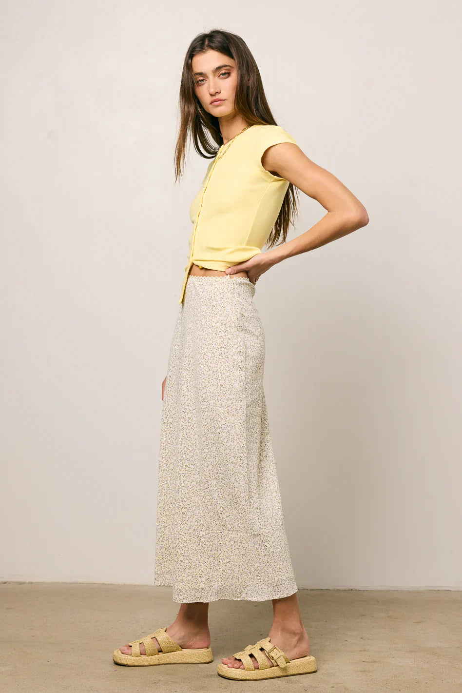 Travie Floral Maxi Skirt FINAL SALE