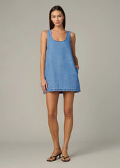 THE SCOOP NECK MINI DRESS