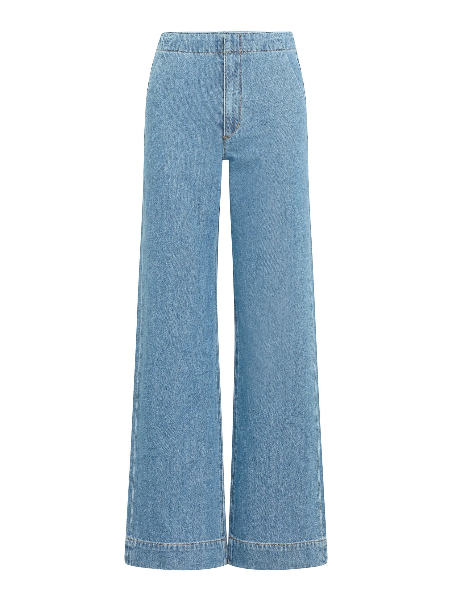 THE CLEAN DENIM TROUSER