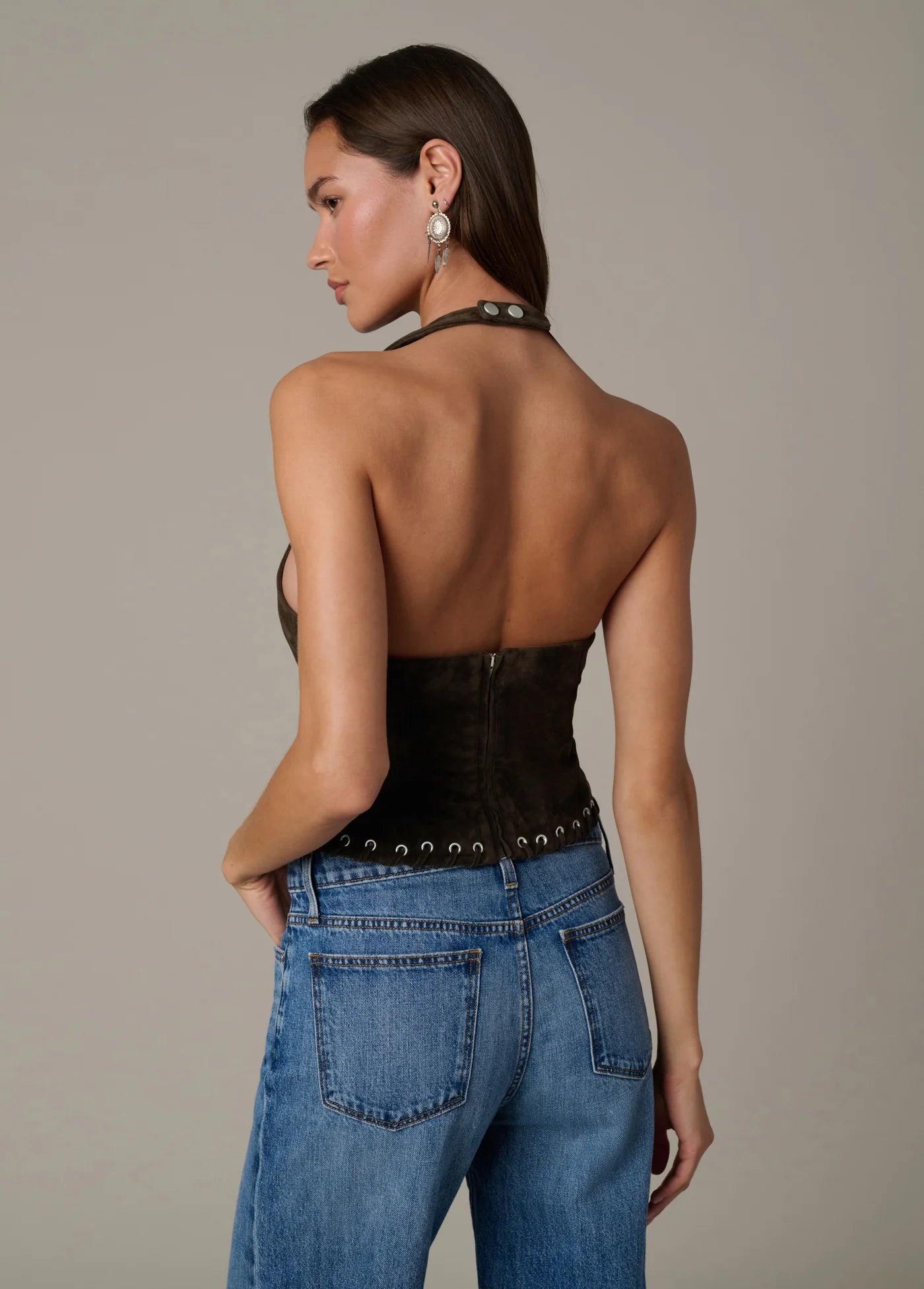 THE RODEO SUEDE HALTER