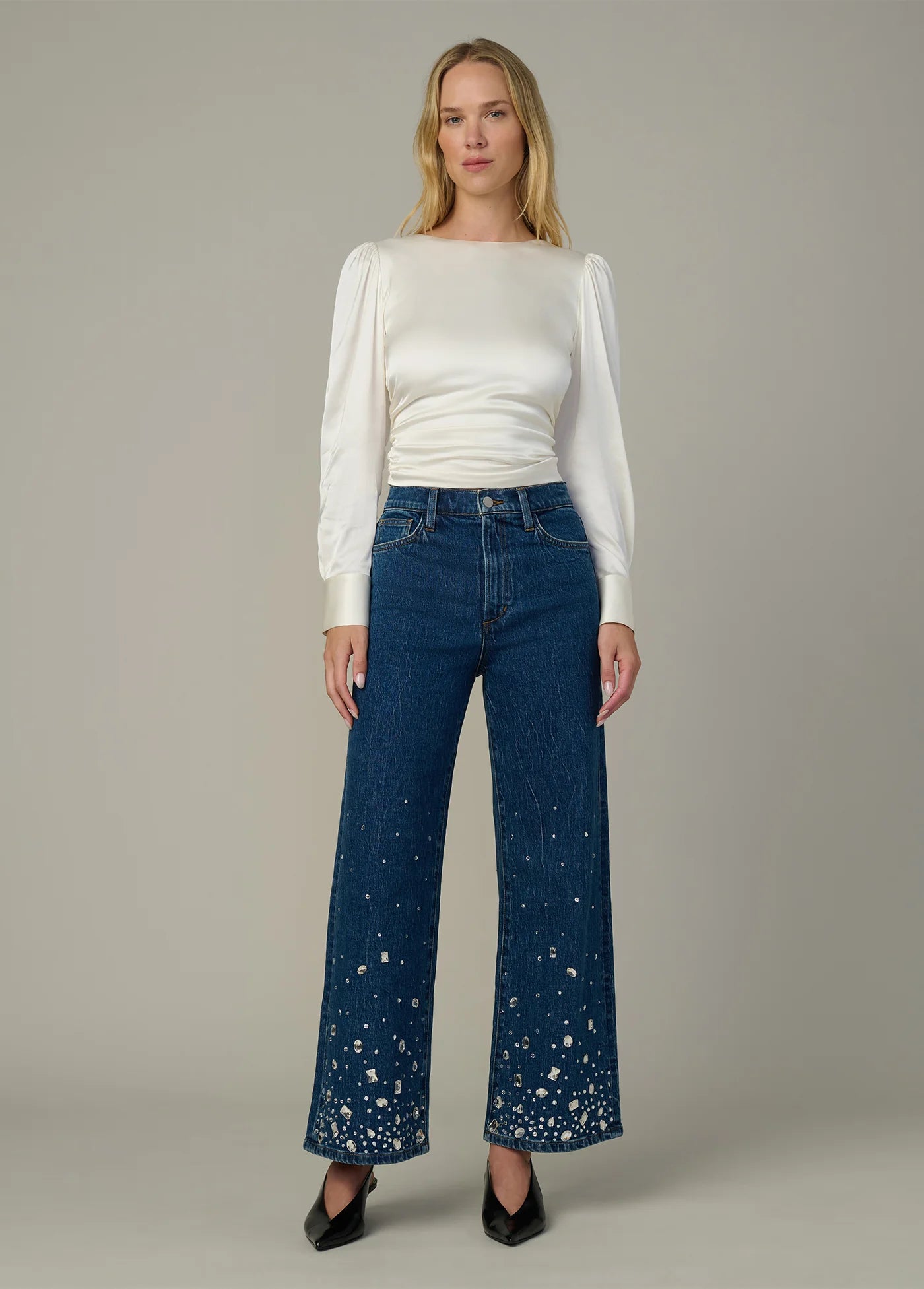 THE MARIE TIE BACK BLOUSE