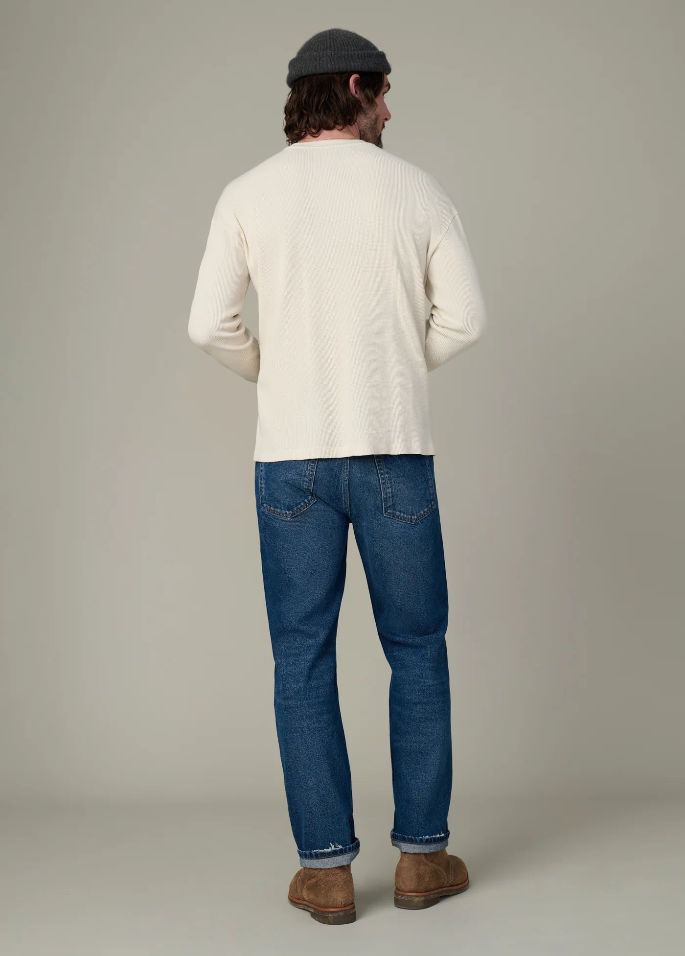 LONG SLEEVE WAFFLE TEE