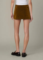 THE MINI SKIRT FLOCKED