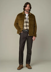 ZIP CORDUROY JACKET