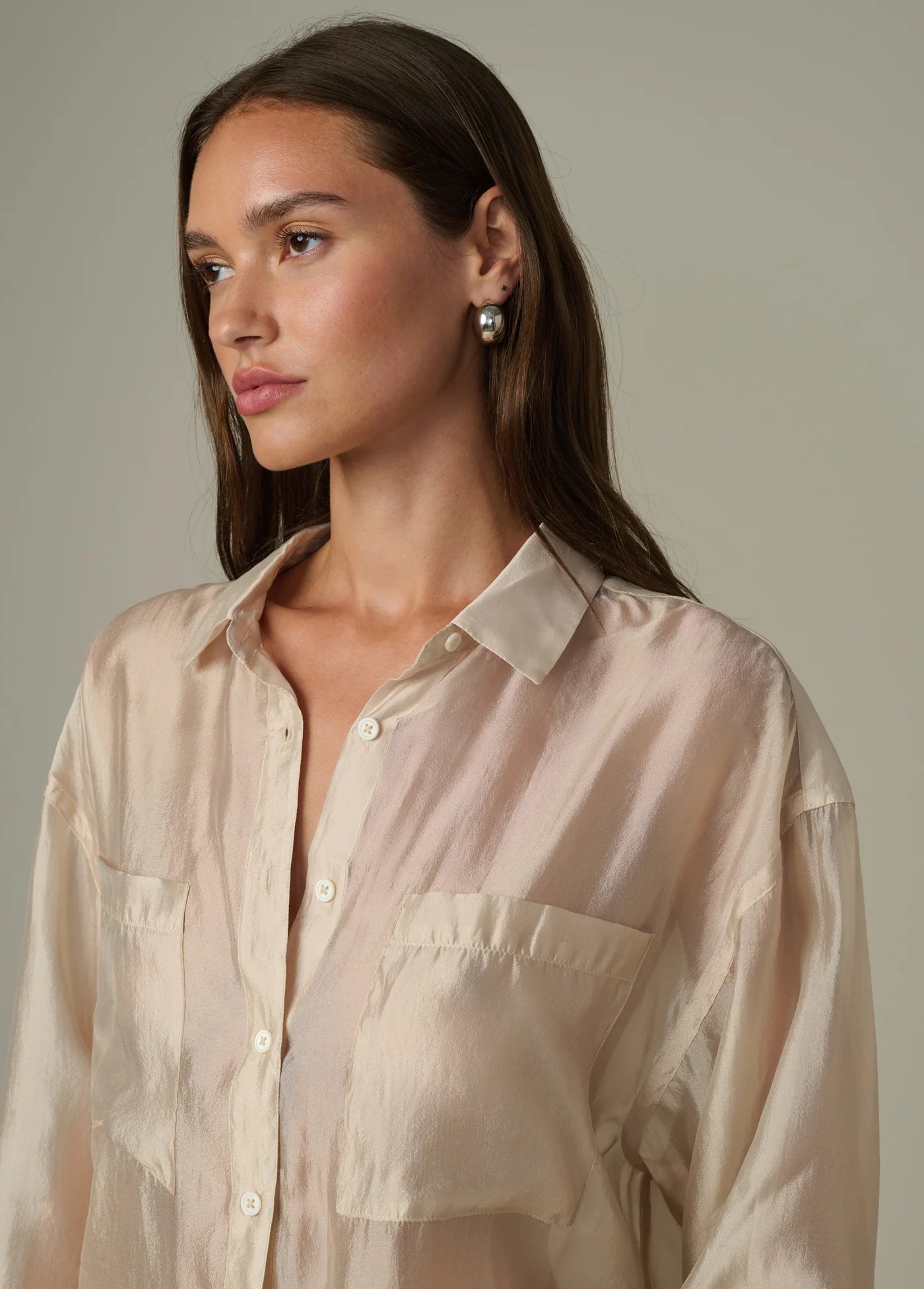 THE ORGANZA BOYFRIEND SHIRT