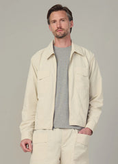 MODERN UTILITARIAN ZIP SHIRT