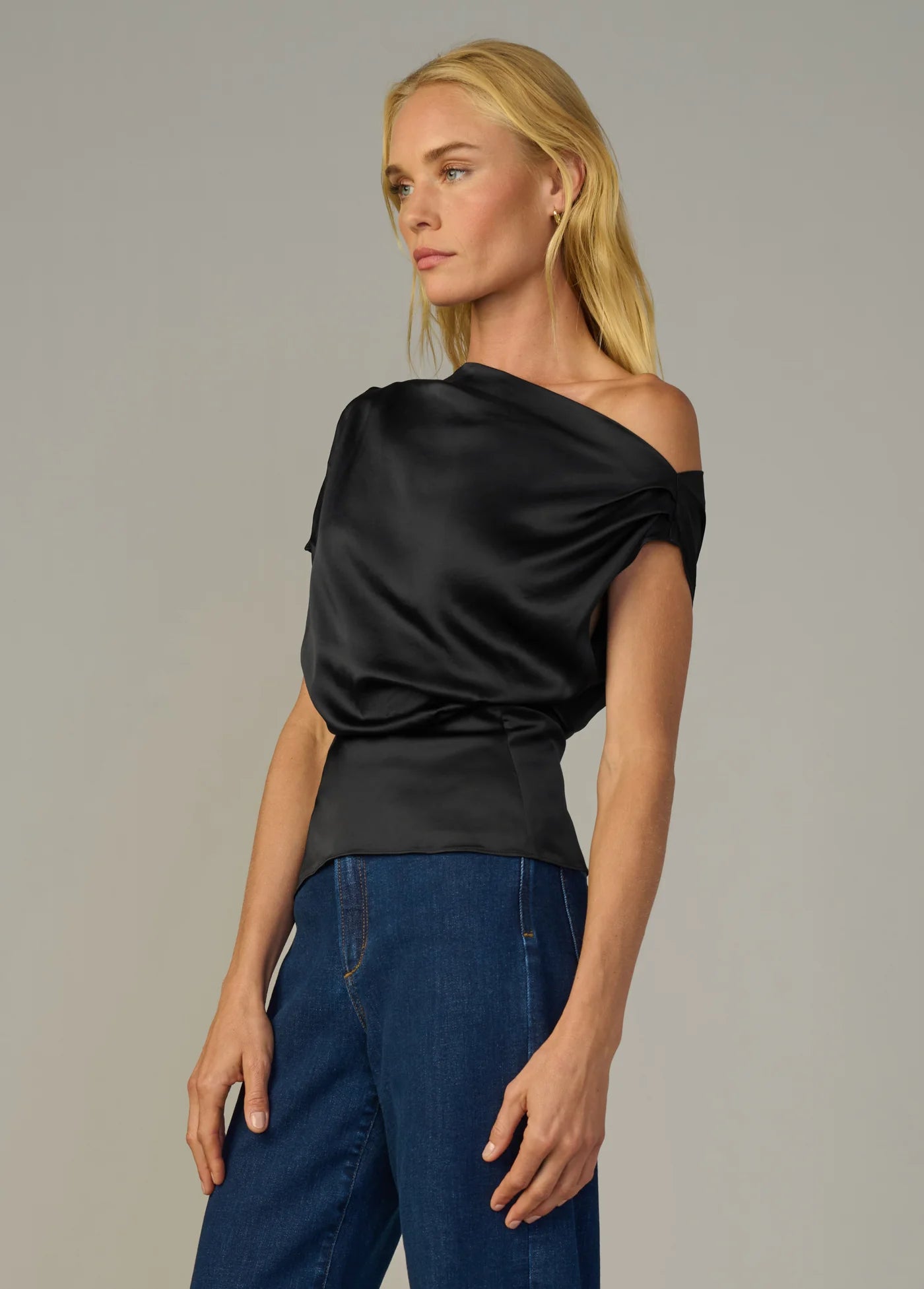 THE ISLA DRAPED BLOUSE