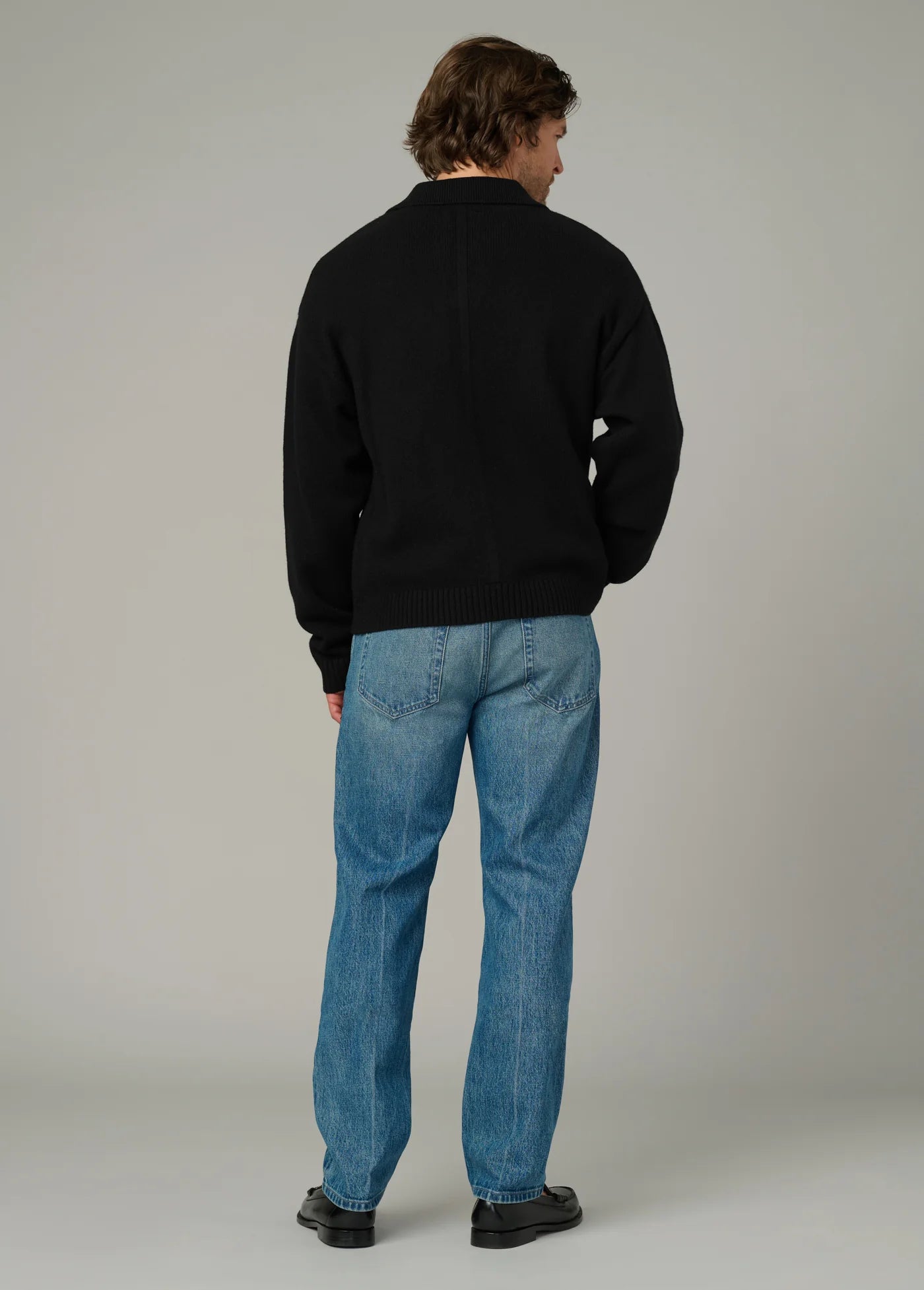 RELAXED POLO SWEATER