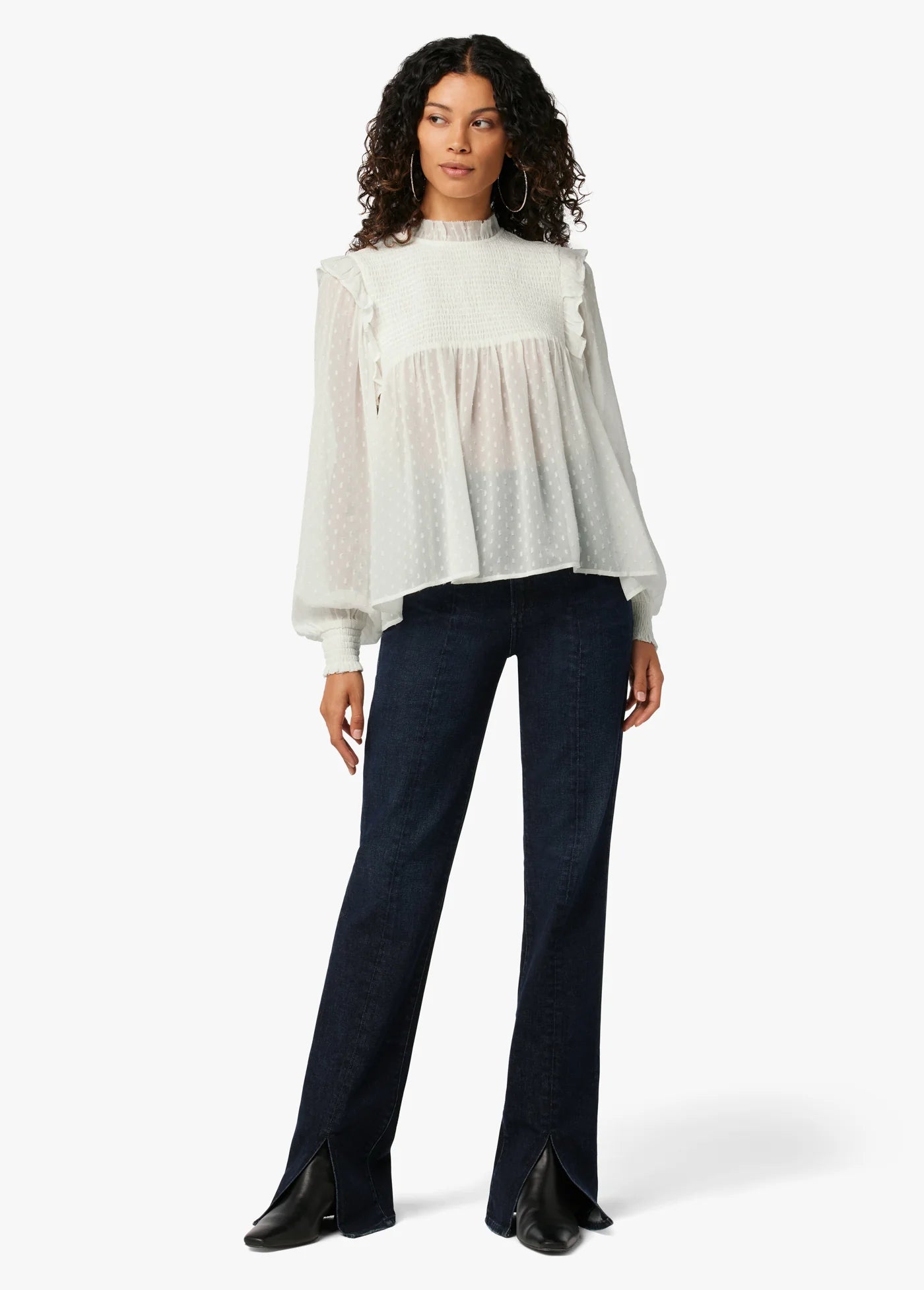 THE HARMONY SMOCKED BLOUSE