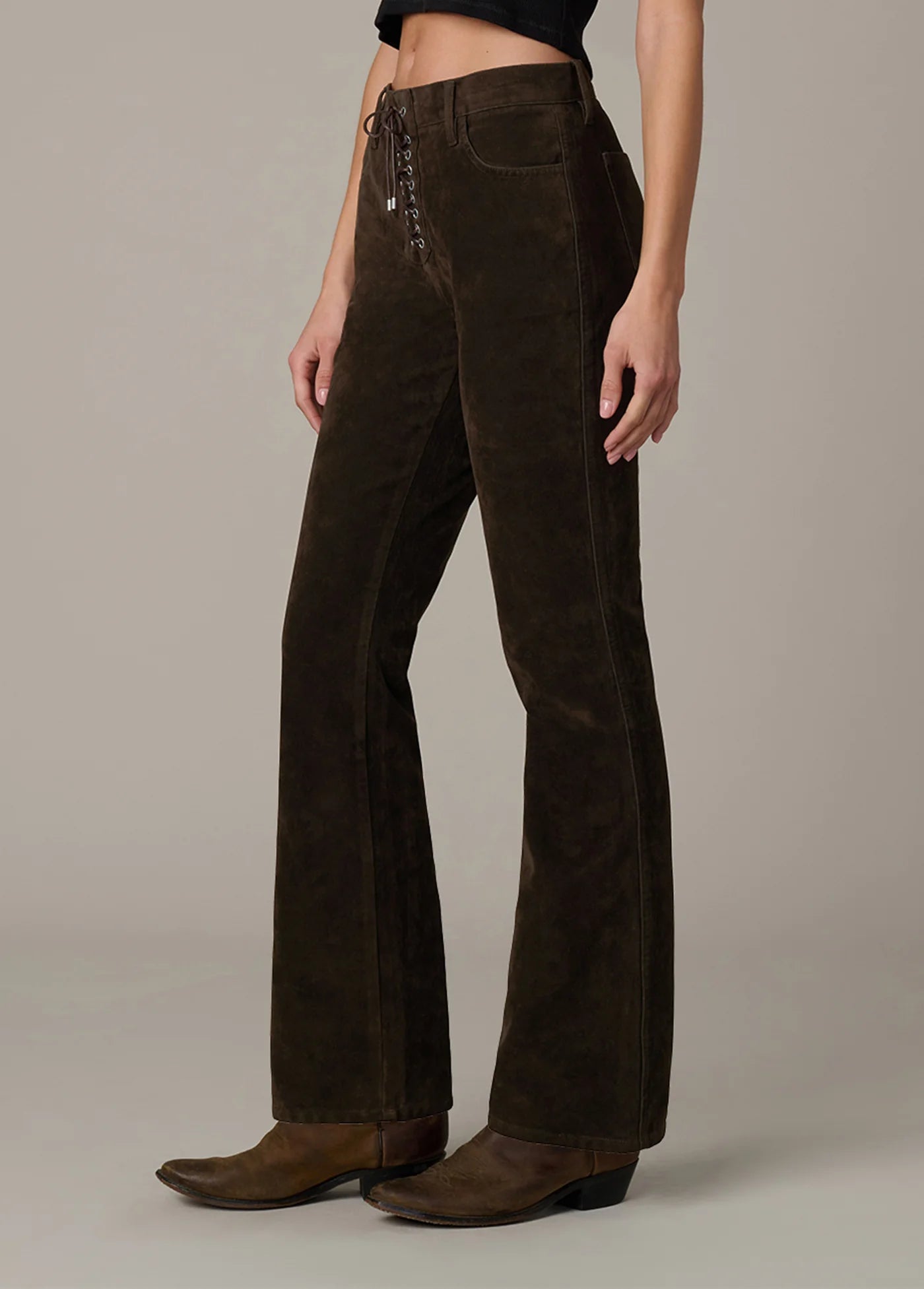 THE RALPH SUEDE BOOTCUT