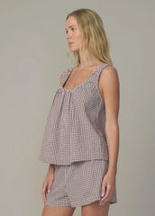 THE ANA U NECK SLEEVELESS BLOUSE