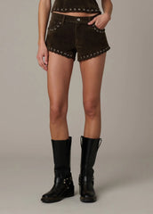 THE RODEO SUEDE HOT SHORT