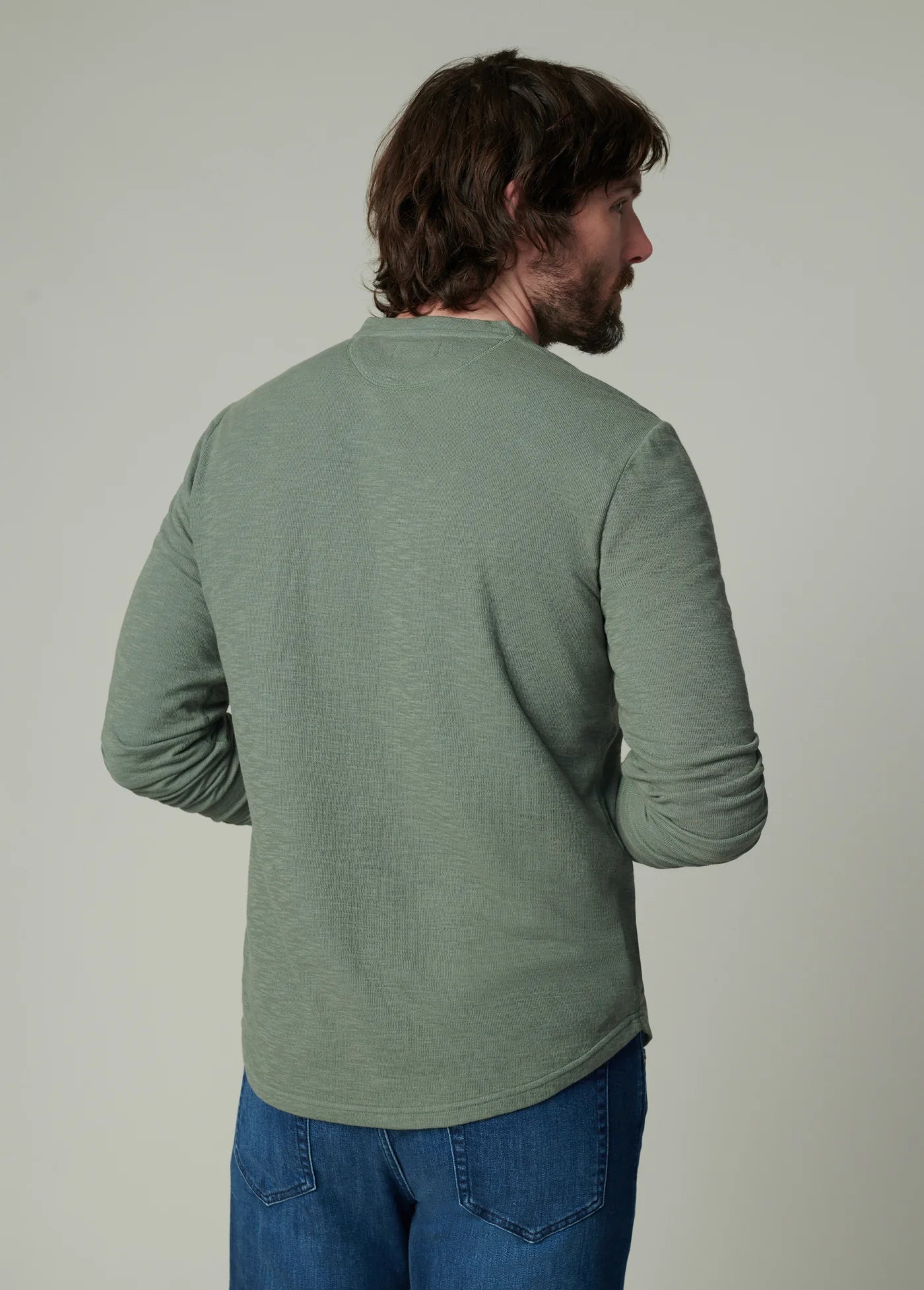DWIGHT DOUBLE FACE HENLEY