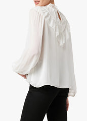 BAILEY RUFFLE BLOUSE