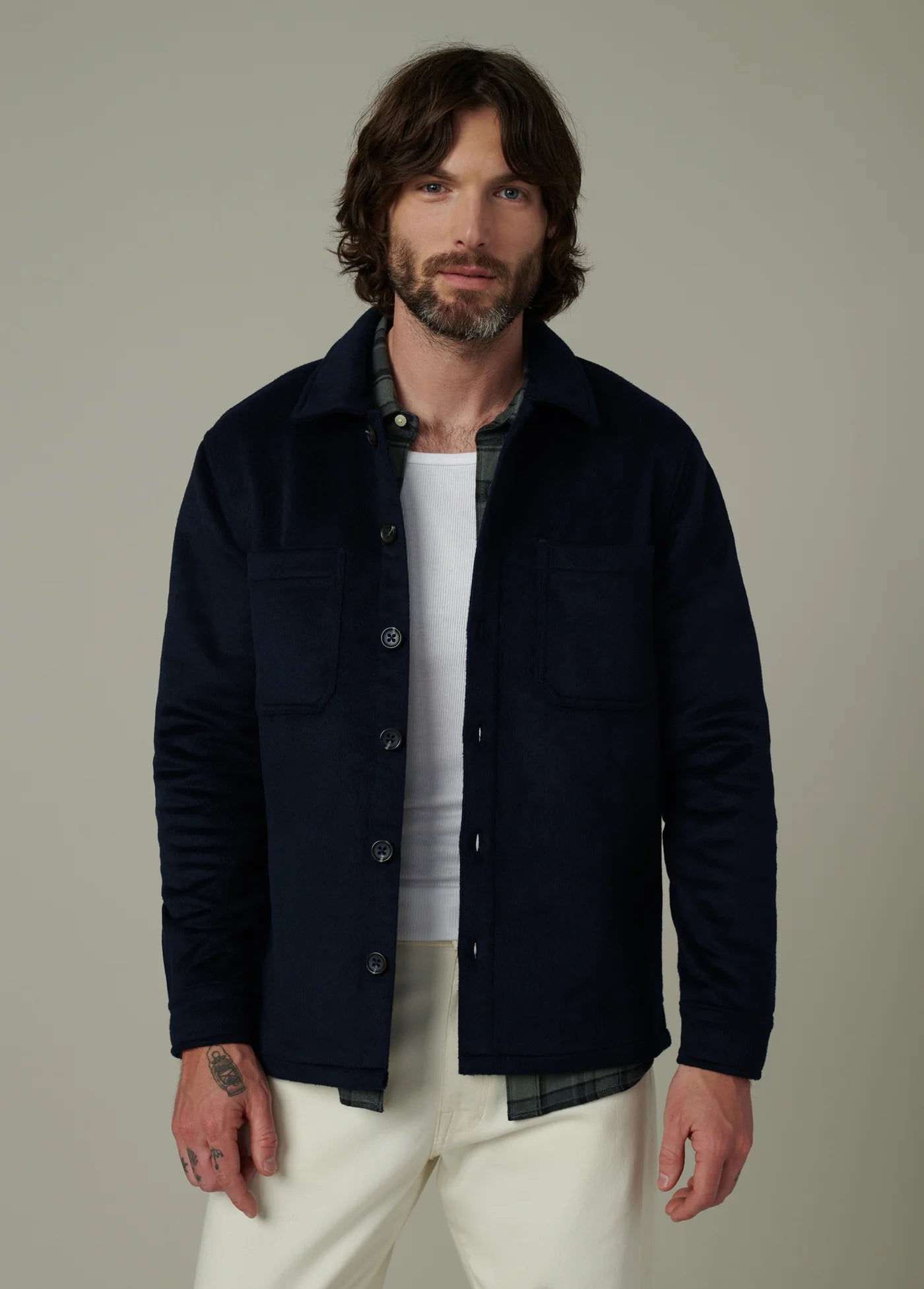 LEON WOOL OVERSHIRT