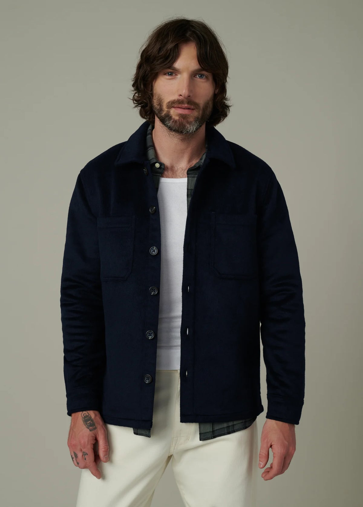 LEON WOOL OVERSHIRT