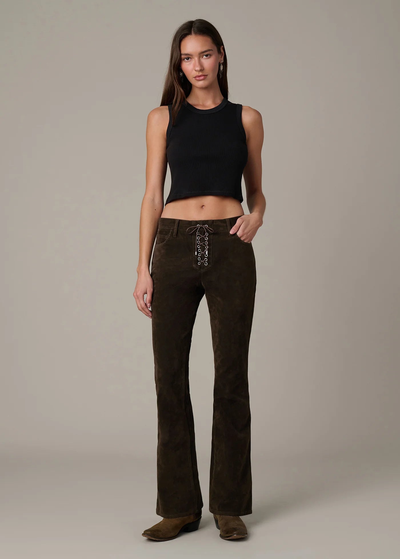 THE RALPH SUEDE BOOTCUT