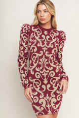BASK IN LOVE SWEATER MINI DRESS