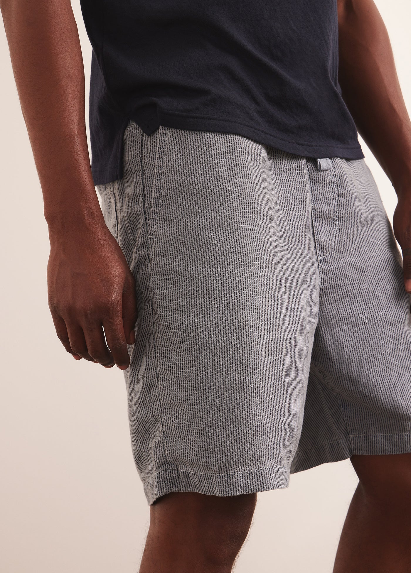 LINEN DRAWSTRING SHORT