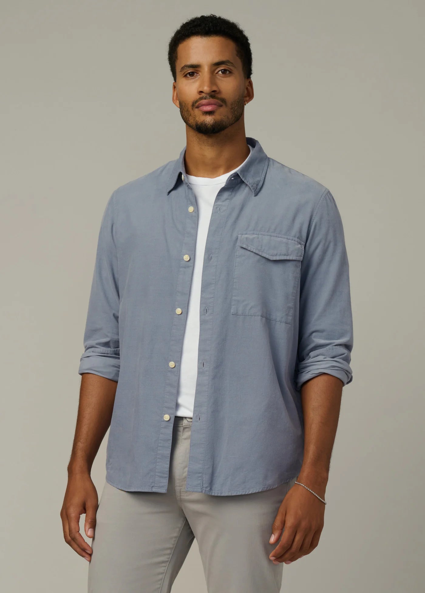 THE REYNOLDS BABY CORD SHIRT