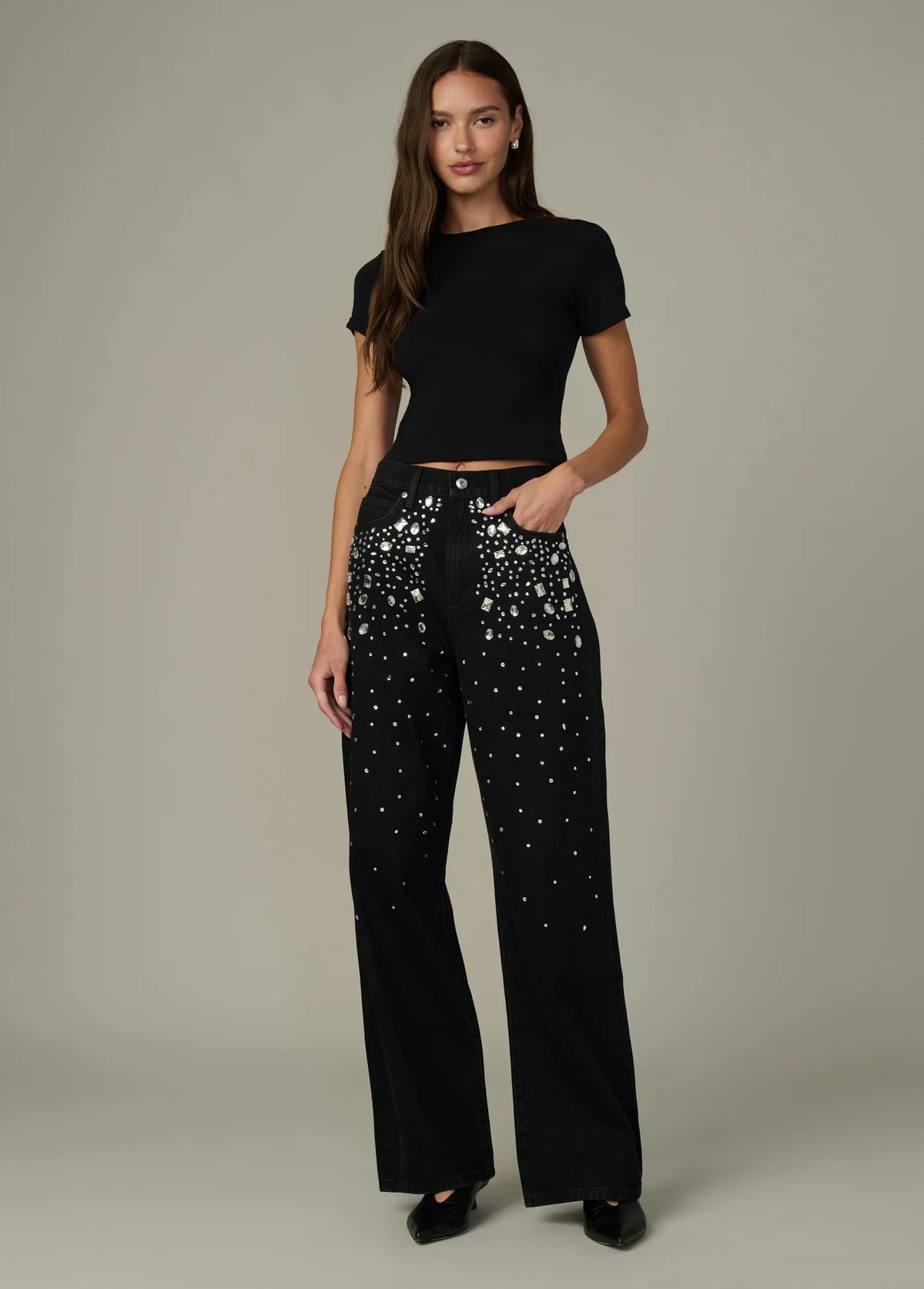 THE HARLOWE STONE EMBELLISHED