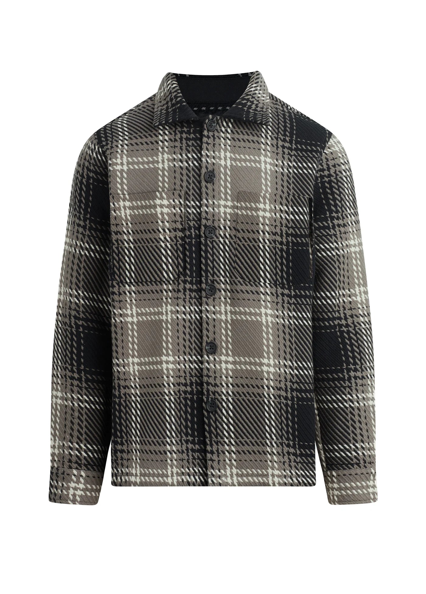 LEON PLAID OVERSHIRT