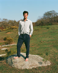 LINEN DRAWSTRING TROUSERS