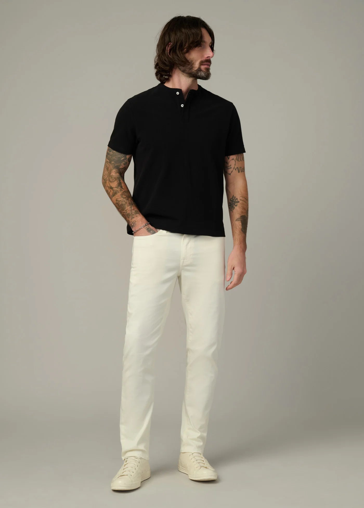 THE MODERN PIQUE HENLEY