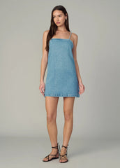 CLEAN DENIM SHIFT DRESS